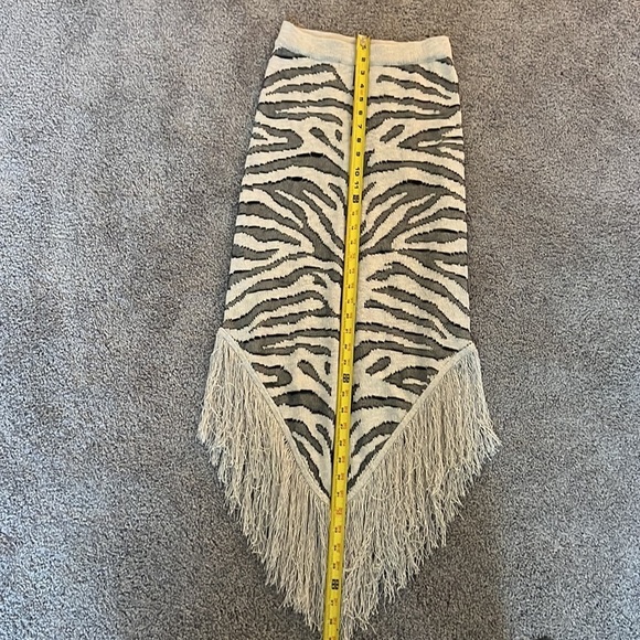 STAUD Maltese zebra print midi Skirt - Picture 10 of 10
